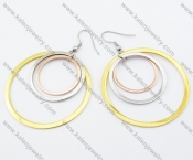 Stainless Steel Line Earrings - KJE050824