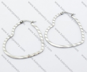 Stainless Steel Line Earrings - KJE050831