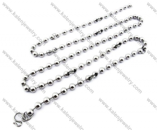 800×6mm Stainless Steel Stamping Necklaces - KJN150044