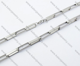 550×6mm Stainless Steel Stamping Necklaces - KJN150066