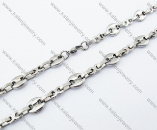 590×11mm Stainless Steel Stamping Necklaces - KJN150119