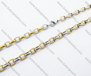 550×6mm Stainless Steel Mens Necklace - KJN150133