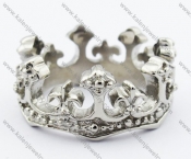 Stainless Steel Crown Ring - KJR330013