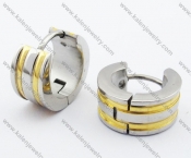 Stainless Steel Gold Plating Earrings For Girl - KJE050841