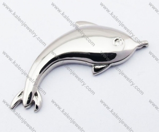 Stainless Steel Dolphin Pendant - KJP330009