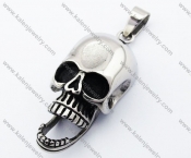 Stainless Steel Skull Pendant - KJP330056