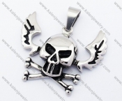 Stainless Steel Skull Pendant - KJP330061