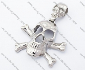 Stainless Steel Skull Pendant - KJP330062