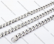 Steel Necklace & Bracelet  Jewelry Set - KJS100029