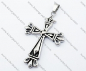 Stainless Steel Vintage Cross Pendant - KJP051092