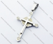 Small Stainless Steel Cross Pendant - KJP051097