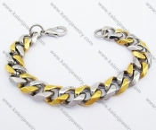 Stainless Steel Gold Plating Bracelet - KJB100054