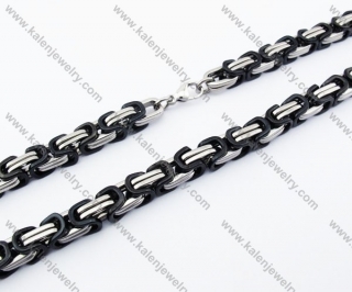 555 × 8.5mm Stainless Steel Stamping Necklaces - KJN150141