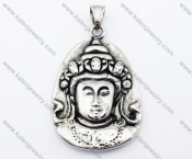 Stainless Steel Bodhisattva Buddha Pendant - KJP170142