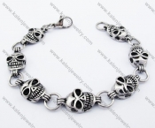 Stainless Steel Skull Bracelet - KJB170081