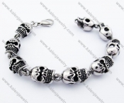Stainless Steel Skull Bracelet - KJB170083