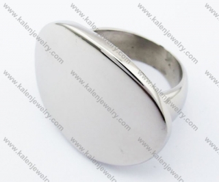 Smooth Stainless Steel Casting Ring - KJR080034