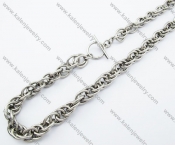 Stainless Steel Stamping Necklaces - KJN070030