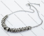 Stainless Steel Stamping Necklaces - KJN070035