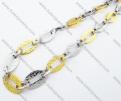 Stainless Steel Gold Plating Necklaces - KJN130027