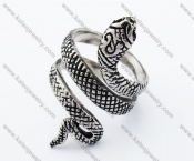 Stainless Steel Snake Ring For Women & Men - KJR010180