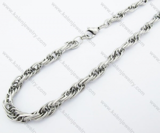 610×8mm Stainless Steel Stamping Necklaces - KJN150145