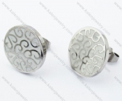 Stainless Steel Casting Earring - KJE330014