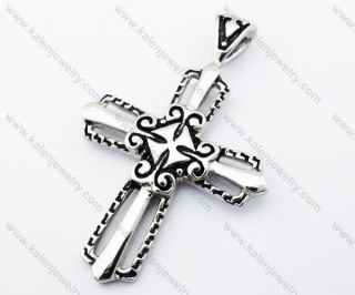 Stainless Steel Cross Pendant - KJP051153
