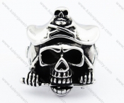 Stainless Steel Pirates of the Caribbean Skull Ring - KJR010181