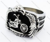 Stainless Steel Eagle Harley Davidson Motorcycle Ring For Biker - KJR010200