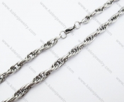 Stainless Steel Stamping Necklace - KJN150153