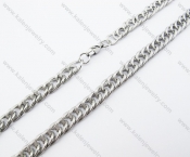 Stainless Steel Stamping Necklace - KJN150157