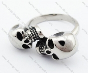 Stainless Steel Skull Ring For Girl & Boy - KJR370040