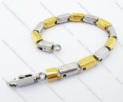 Stainless Steel Gold Plating Bracelet - KJB100079