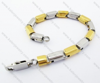 215×8mm Stainless Steel Gold Plating Bracelet - KJB100079