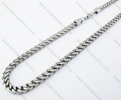 585×5mm Stainless Steel Necklace - KJN100049