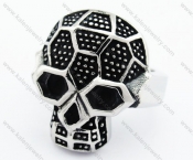 Stainless Steel Skull Ring - KJR370055