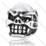 Punk Stainless Steel Skull Ring - KJR350067