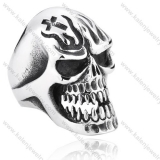 Stainless Steel Vampire Skull Ring - KJR350129