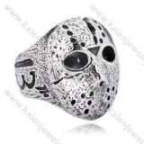 Friday The 13th Stainless Steel Jason Mask Ring - KJR350147