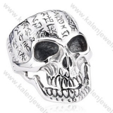 Stainless Steel Cursed Skull Ring - KJR350163