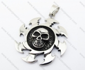 Stainless Steel Skull Pendant - KJP370019