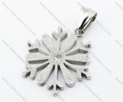 Stainless Steel Lovely Snowflake Pendant - KJP160076