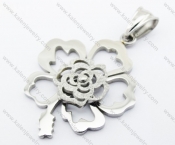 Stainless Steel Lovely Flower Pendant - KJP160111