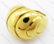 Stainless Steel Gold Ring - KJR280275