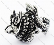 Stainless Steel Dragon Ring - KJR330082