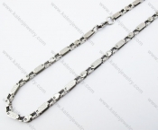 4.5mm Wide Stainless Steel Necklace - KJN380001