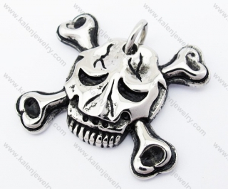 Stainless Steel Skull Pendant - KJP170214