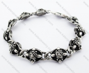 Stainless Steel Rose Bracelet - KJB370007