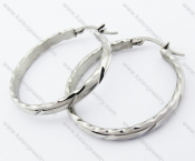 Stainless Steel Line Earrings - KJE050925